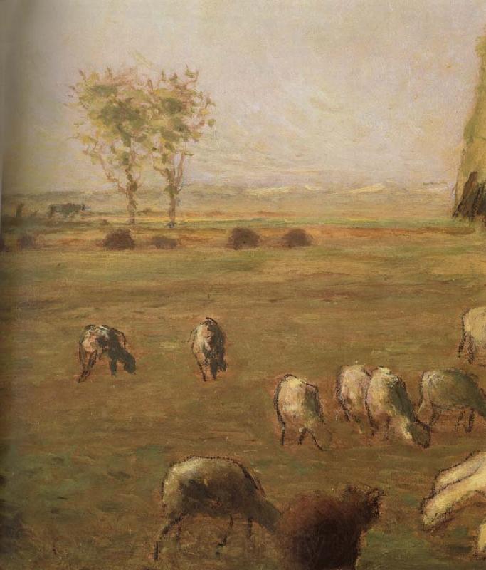 Jean Francois Millet Detail of  Spring,haymow